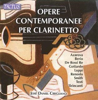Opere Contemporanee per Clarinetto
