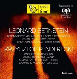 L.Bernstein: Serenade for Solo Violin, Strings, Harp and Percussion; Penderecki: Violin Concerto No.1 L.Bernstein: Serenade for Solo Violin, Strings, Harp and Percussion; Penderecki: Violin Concerto No.1