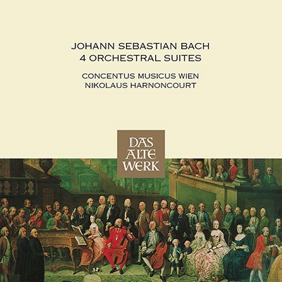 ˥饦Υ󥯡/J.S.Bach Orchestral Suites No.1-4 BWV.1066-1069 / Nikolaus Harnoncourt(cond), Vienna Concentus Musicus[2564694575]