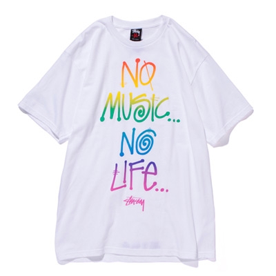 TOWER RECORDS×STUSSY NMNL Tee White/Lサイズ