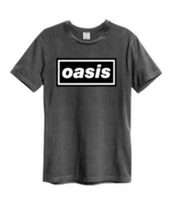 Oasis/Oasis Logo Vintage  CharcoaT Shirt XXL[ZAV210E30-XXL]