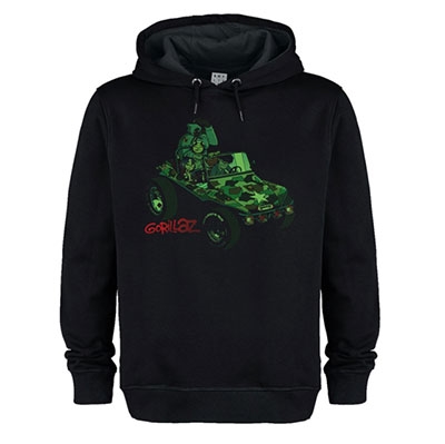 Gorillaz/GORILLAZ Geep Amplified Vintage Black Hoodie/M[ZAV860J39M]