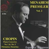 Menahem Pressler Vol.2 - Chopin: Piano Concertos No.1, No.2, Polonaises, Mazurkas