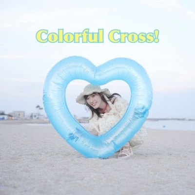 F_BULOUS  BLUE/Colorful Cross![EOM-001]