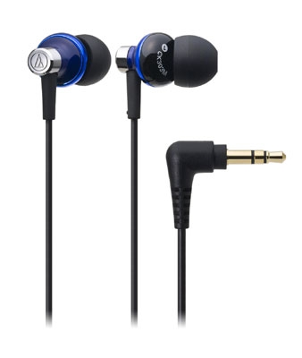 audio-technica. インナーイヤーヘッドホン ATH-CK303M Blue