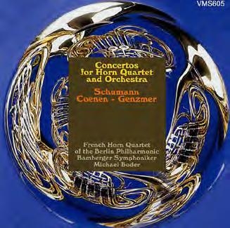 Concertos for Horn Quartet & Orchestra - Schumann, Coenen, Genzmer