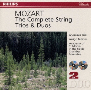 モーツァルト:弦楽三重奏曲,二重奏曲集