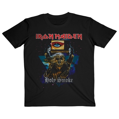 Iron Maiden/Iron Maiden Holy Smoke Space Triangle T-Shirt/Lサイズ