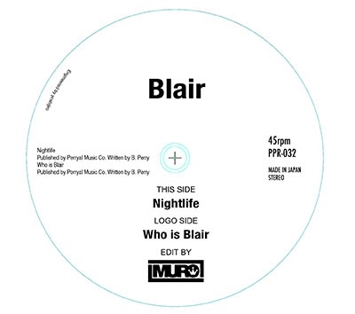 Blair/Nightlife(MURO Edit)/Who Is Blair(MURO Edit)ס[PPR-032]