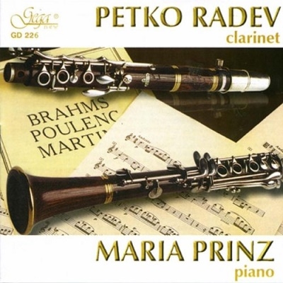 Petko Radev/BrahmsClarinet Sonata No.1/PoulencClarinet Sonata/etcPetko Radev(cl)/Maria Prinz(p)[GD226]