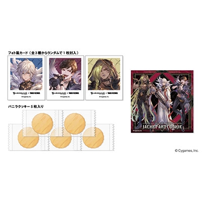 グランブルーファンタジー × TOWER RECORDS ジャケットアート クッキー A.ルリア&サンダルフォン&ルシフェル