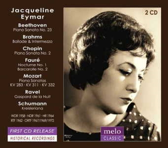Jacqueline Eymar plays Mozart, Chopin, Ravel, Faure, Brahms, Beethoven and Schumann Jacqueline Eymar plays Mozart, Chopin, Ravel, Faure, Brahms, Beethoven and Schumann