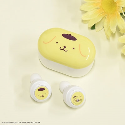 サンリオキャラクターズ 完全ワイヤレスステレオイヤホン/ポムポムプリン サンリオキャラクターズ 完全ワイヤレスステレオイヤホン/ポムポムプリン