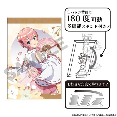 五等分の花嫁 アート缶バッジ 中野一花 桜巫女