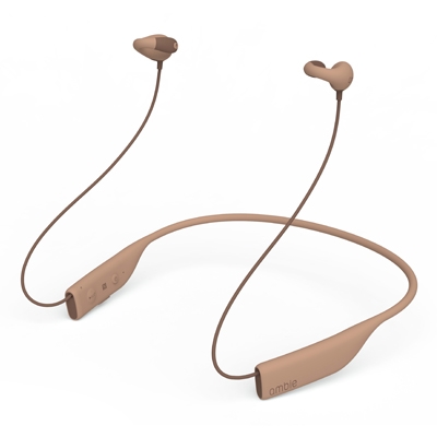 ヘッドフォン/イヤフォン ambie wireless earcuffs(Toypu Brown) レビュー】耳を塞がないイヤフォン「ambie」がワイヤレス化