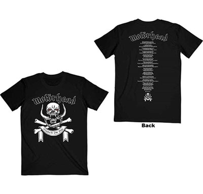 Motorhead March Or Die Lyrics Black T-Shirt