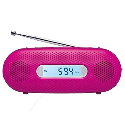 Panasonic FM/AM 2バンドレシーバー 手回し充電ラジオ RF-TJ10-P/Pink