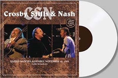 Crosby, Stills &Nash/United Nations Assembly, November 18, 1989/White Vinyl[ROOM146]