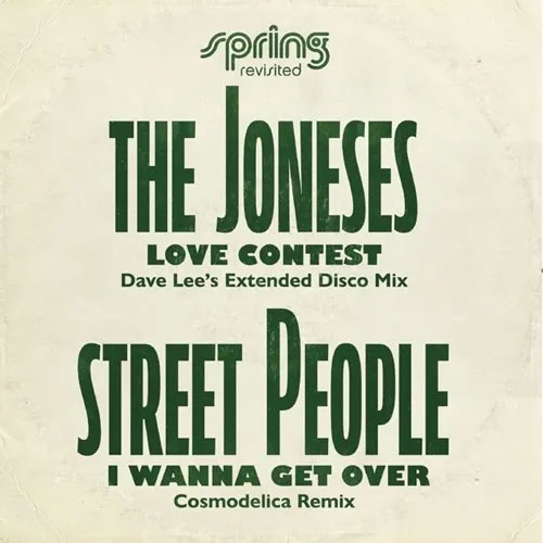 The Joneses/Love Contest (Dave Lee's Disco Mix) / I Wanna Get Over (Cosmodelica Remix)[AJX853T]
