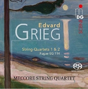 Grieg: String Quartets No.1, No.2, Fugue EG.114 Grieg: String Quartets No.1, No.2, Fugue EG.114