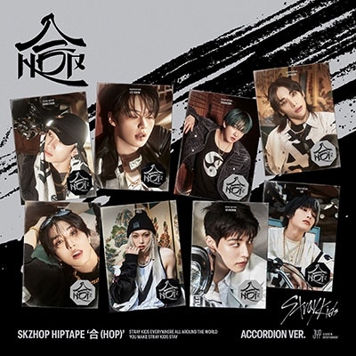 Stray Kids/SKZHOP HIPTAPE  (HOP) (ACCORDION VER.)(8糧å)㥪饤[JYPK1908SET]