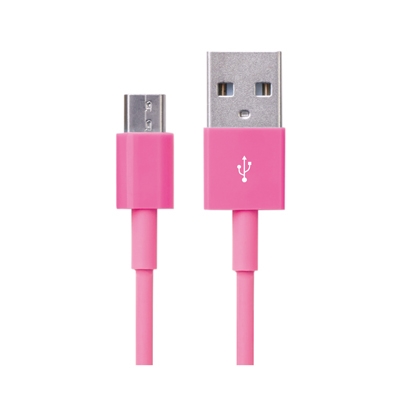 CABLE BITE MICRO USB CABLE(1m)/Pink[VRT42636]