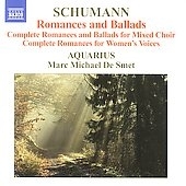 Schumann: Romances and Ballads I-IV, Romances I, II (7/1-3/2004, 2/26/2006) / Marc Michael de Smet(cond), Aquarius