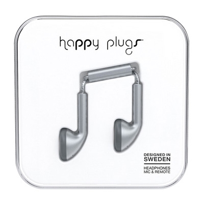 happy plugs イヤホン EARBUD/スペースグレイ[7833]