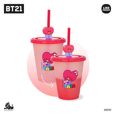 BT21 タンブラー(ストロー付き) TATA