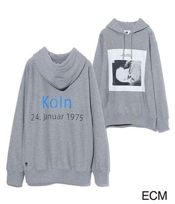 ECM×10C The Koln Concert パーカー(Gray×Blue)/Mサイズ