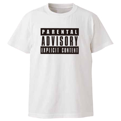 PARENTAL ADVISORY T-SHIRTS ホワイト XLサイズ