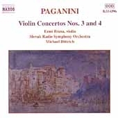 Paganini: Violin Concertos no 3 & 4 / Rozsa, Dittrich, et al