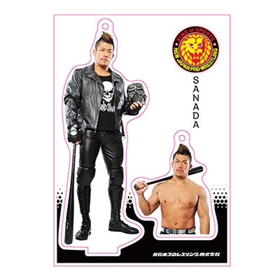 SANADA (真田聖也)/新日本プロレス フィギュアシートキーホルダー