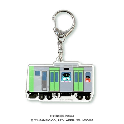 SANRIO CHARACTERS Charaful Liner アクリルキーホルダー(電車) ハンギョドン