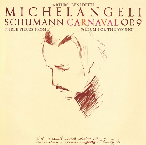 【売約済】ミケランジェリ／シューマン:謝肉祭 シューマン: 謝肉祭、子供のためのアルバムより第38, 37, 39番