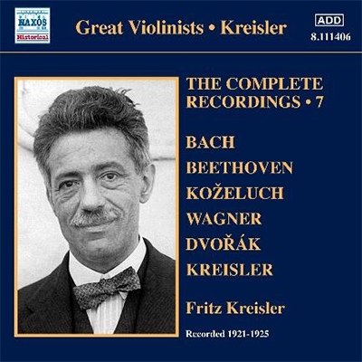 フリッツ・クライスラー/Great Violinists - Kreisler (The Complete Recordings Vol. 7)
