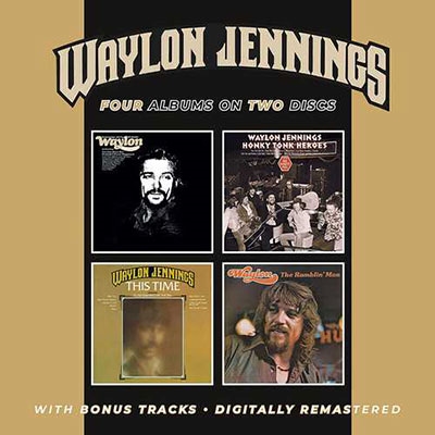 Waylon Jennings/Lonesome, On'ry &Mean/Honky Tonk Heroes/This Time/The Ramblin Man[BGOCD1496]