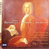 Bononcini: Trio Sonata No.2, Luci Barbare, Il Lamento d'Olimpia, Misero pastorello, etc / Yasunori Imamura(theorbo/dir), Fons Musicae, Monique Zanetti(S), etc