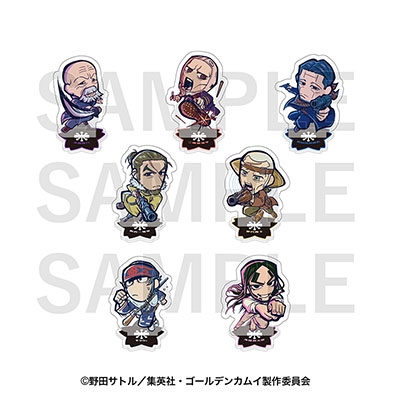 【特典付】ゴールデンカムイ×SWIMMER アクスタ全12種類&特典トレカ2枚 ゴールデンカムイ』アクリルフィギュアコレクション 第2弾（全