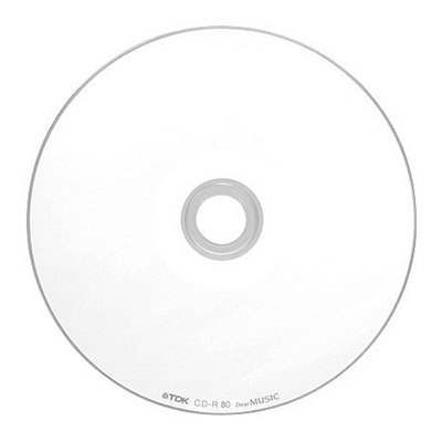 TDK 録音用CD-R(音楽用80分) ホワイトディスク 10P インクジェット対応