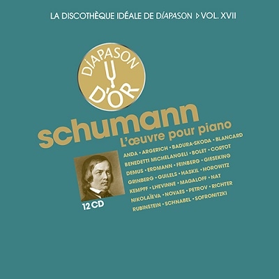 シューマン: ピアノ作品集～仏ディアパゾン誌のジャーナリストと世界的ピアニストたちの選曲による名録音集