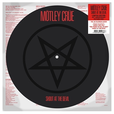 Motley Crue/Shout at the Devil＜限定盤/Picture Vinyl＞
