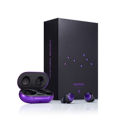 Galaxy Buds + BTS Bluetoothイヤホン ワイヤレス充電器-