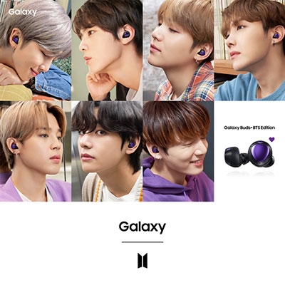 【トレカなし】Galaxy BTS Buds イヤホン FC特典付 新品未使用