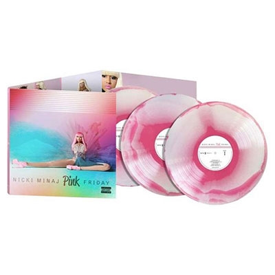 Nicki Minaj/Pink Friday (10th Anniversary)Pink &White Swirl Vinyl[RPBLB0033550011]