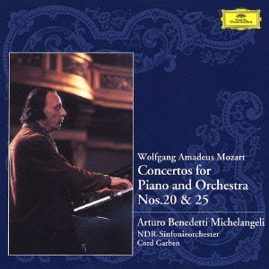 モーツァルト:ピアノ協奏曲第20番K.466/ピアノ協奏曲第25番K.503/ミケランジェリ/コード・ガーベン(指揮)北ドイツ放送交響楽団/CD