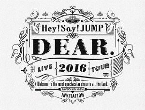 Hey Say Jump Hey Say Jump Live Tour 16 Dear 2dvd Live Photo Book 初回限定盤