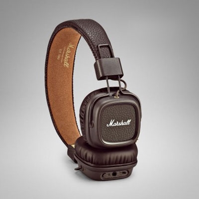 Marshall Major II Bluetooth ヘッドフォン Brown