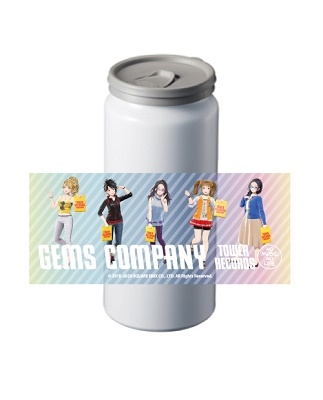 GEMS COMPANY × TOWER RECORDS 缶型アルミタンブラー入りタオル A