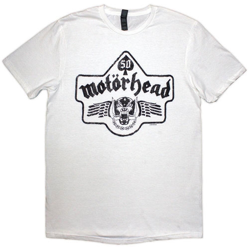 Motorhead/50 YEARS ACE WINGS EMBLEM WHITE T-shirt/M[NONE]